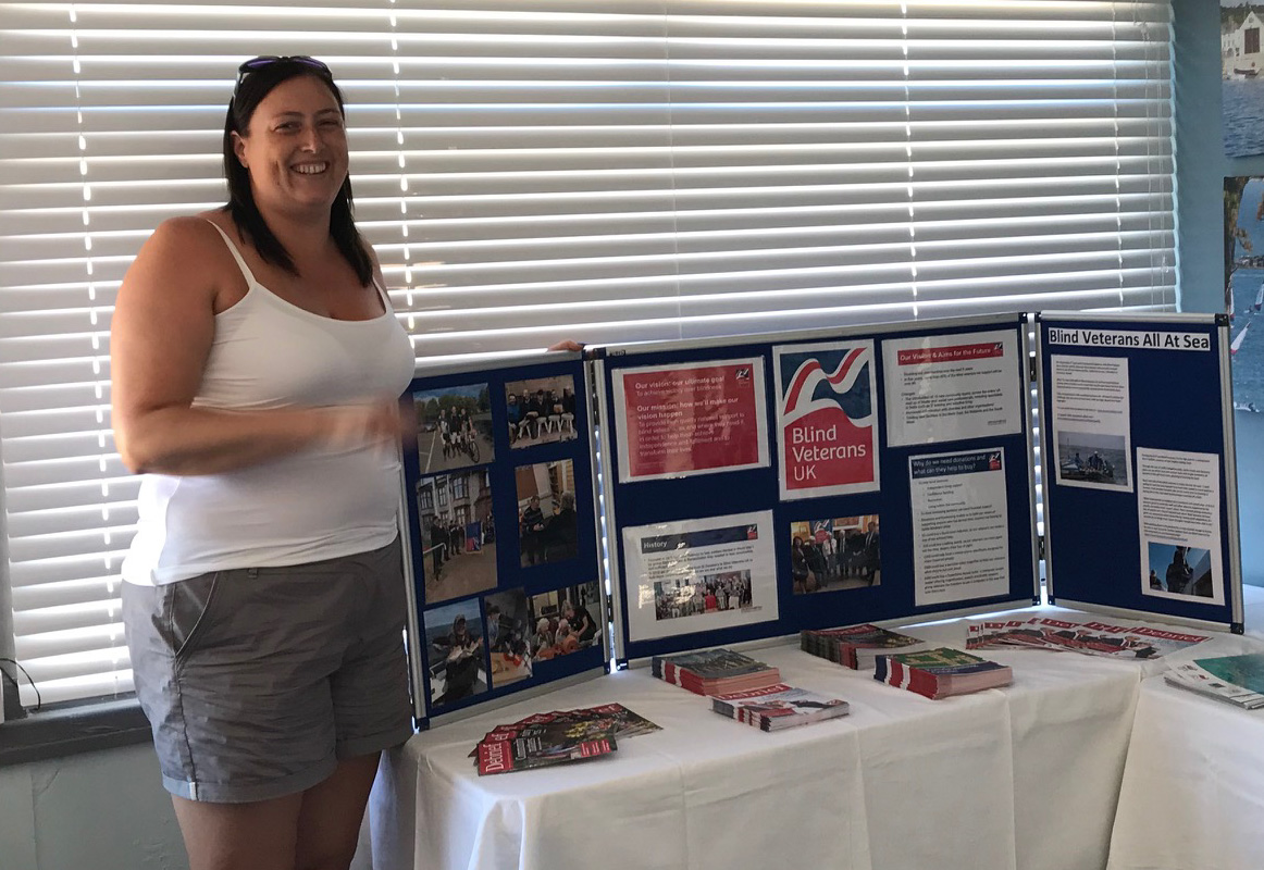 The Blind Veterans UK Display